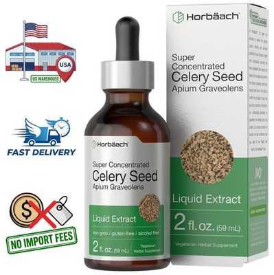 Celery Seed Liquid Extract 2 Oz (Apium Graveolens) Natural Herbal Supplement