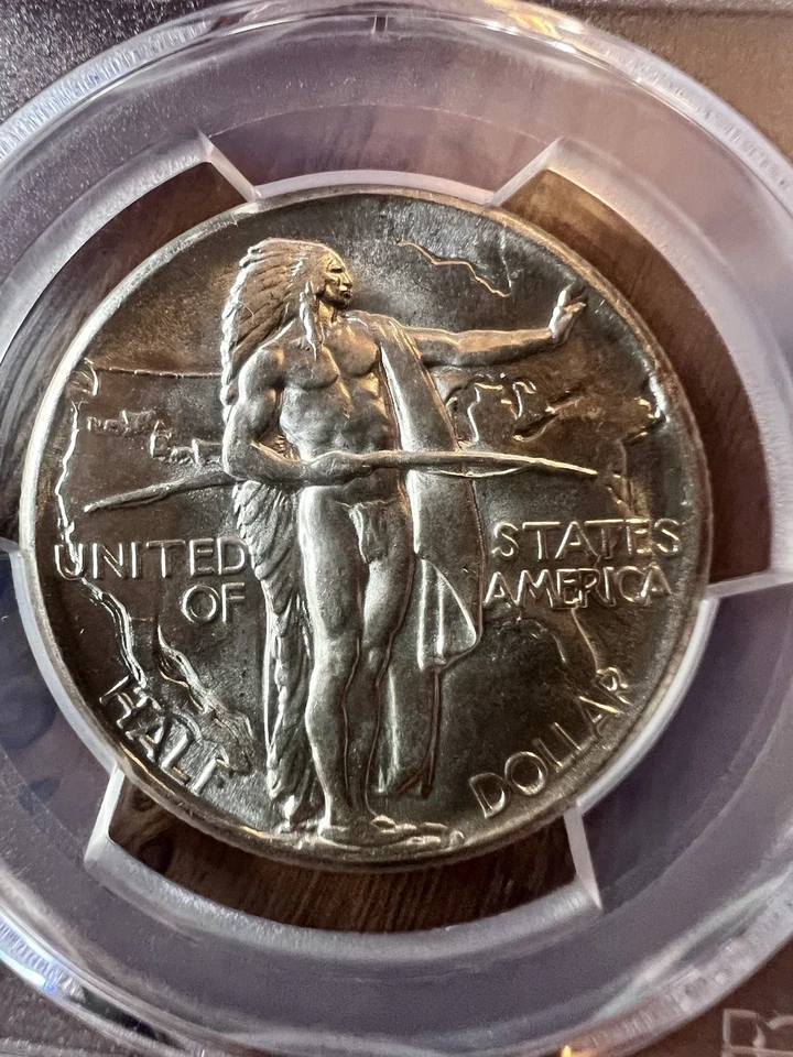 1926-P Oregon Trail Half Dollar 50C Gem Certified PCGS MS66 - Bright & Beautiful - Image 4 of 4