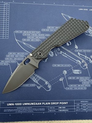 Strider SnG MEFP 3V Dagger Grind Blade Titanium/Aluminum Scales
