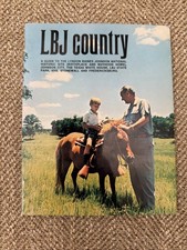 Vintage 1975 LBJ Country Guide Lyndon B Johnson National Historic Park Booklet