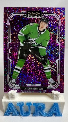 2025-26 OPC Platinum Hockey - Jason Robertson -Purple Pixels  /299 Dallas Stars