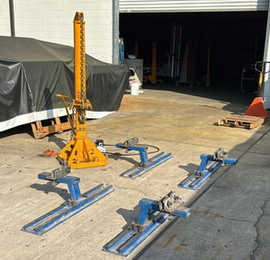 Car O Liner Auto Body Frame Machine Floor System 10 TON Puller 22 tower anchors