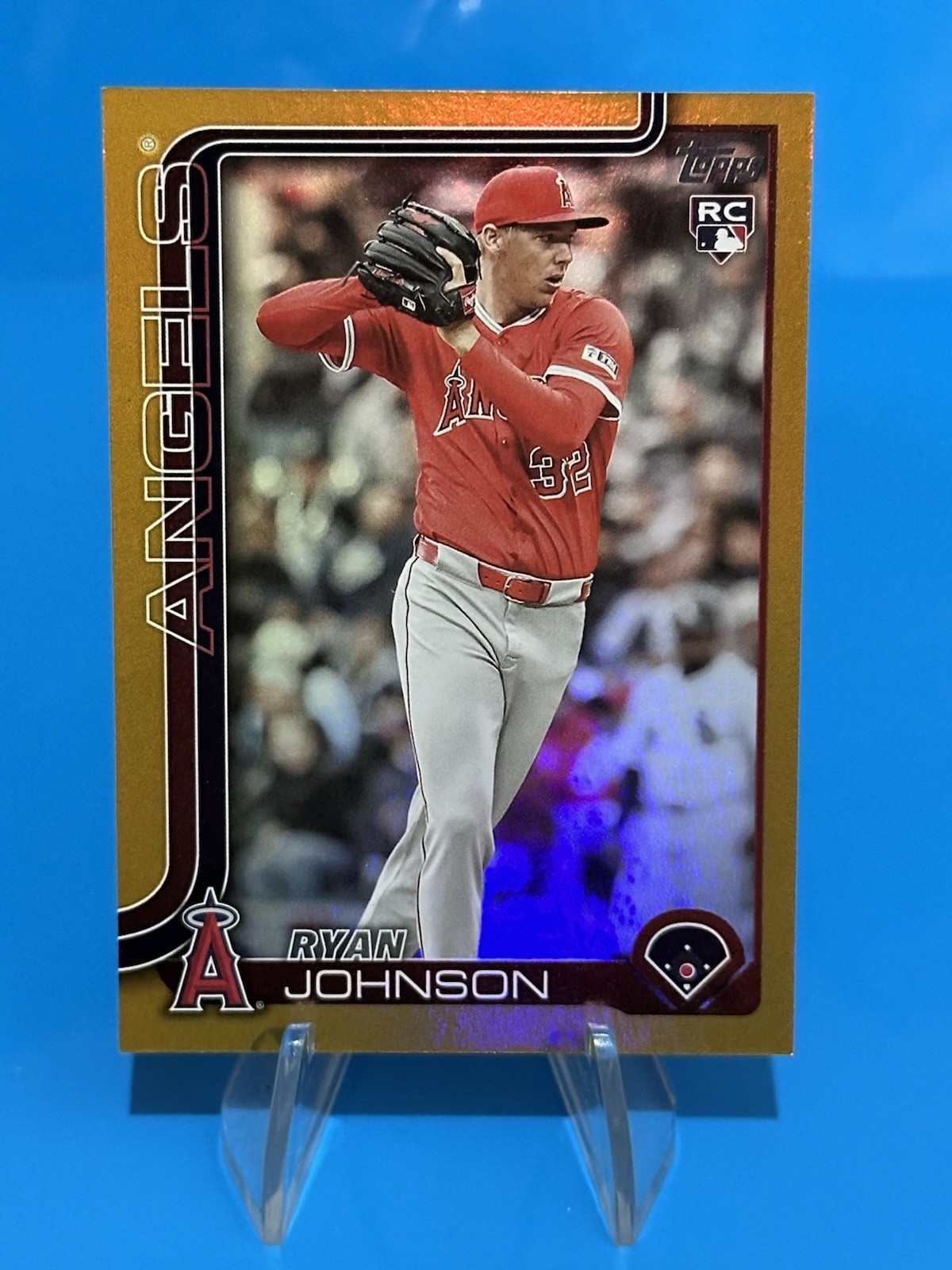 2025 Topps Update Ryan Johnson RC #US121 Gold Rainbow Foil /50