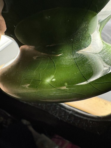 Vintage Haeger Pottery Green Water Pitcher/ Planter USA Read** - Picture 11 of 12