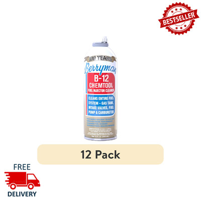 b12 injection cleaner (12 Pack) Berryman B-12 Chemtool Carburetor Fuel System Injector Cleaner,  15oz