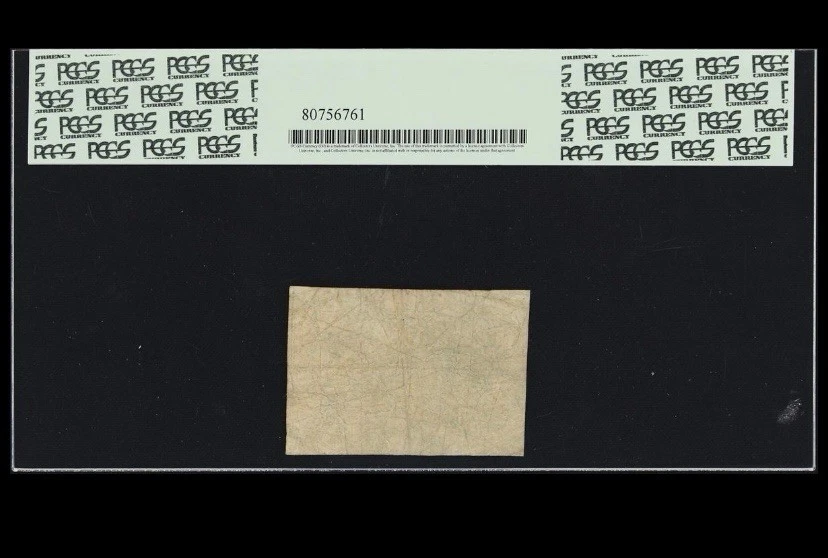 1862 NEW YORK Utica, 3c F.W. Hulburt Civil War Obsolete Banknote Currency, PCGS - Image 2 of 4