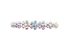Gorgeous AB Crystal Floral Small Alligator Hair Clip Wedding Accessory Tool