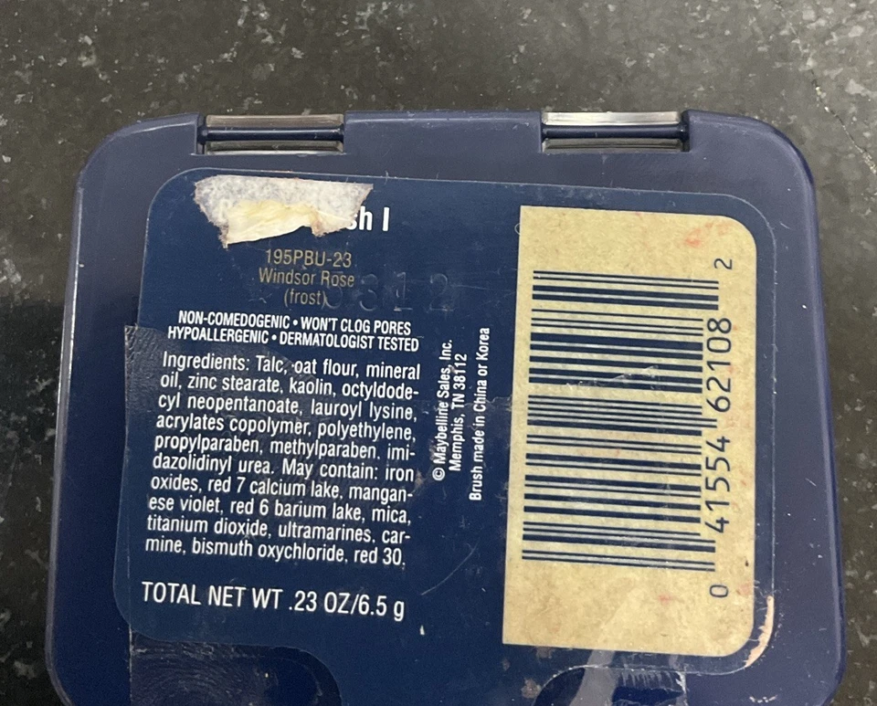 Cepillo/Blush Maybelline 1 Windsor Rose (6,2 g / 0,23 oz) Foto 3 de 3