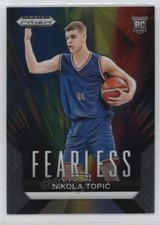 2024-25 Panini Prizm Draft Picks Fearless Nikola Topic #12 11ng