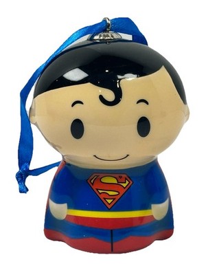 DC Superman Chibi Style Ornament Glossy Figure Christmas Decor 3 in