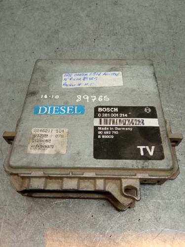 0281001214 89765 motorsteuergerät OPEL OMEGA - B 1994 - 1999 - BERLINA 1994
