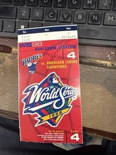1998 NY Yankees/SD Padres World Series ORIGINAL Ticket Stub Game 4 Clinch