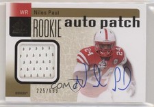2011 SP Authentic Rookie Auto Patch 225/699 Niles Paul #214 Patch Auto 0ol8