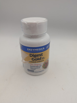 Enzymedica Digest Gold + ATPro Maximum Strength Enzyme Formula Prevents Bloat...