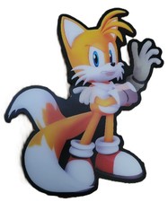 Sonic the Hedgehog Miles Tails 3D Lenticular 6" Decal Anime Motion Car Sticker