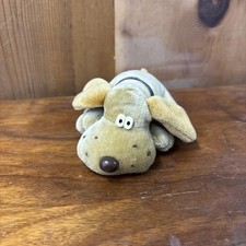 Vintage Kennel Kuddlees Plush Puppy Dog Tan Freckles Collar Miniature