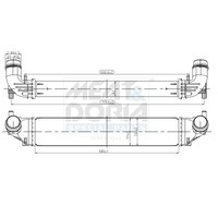 Meat & Doria LadeluftküHler KüHler Ladeluft LLK FüR Opel Astra K 1.0 Turbo B16