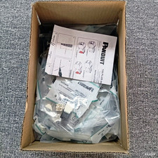 GENUINE Panduit Giga TX Cat6 jack White CJ688TGIW BOX OF 50. Free shipping  