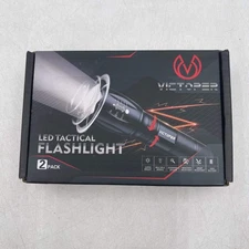 New Victoper LED Tactical Flashlight 2pack LED Flashlight VT-FLV100-2P