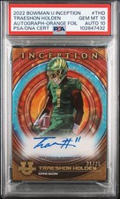 2022 BOWMAN UNIVERSITY INCEPTION AUTOS #THD TRAESHON HOLDEN 21/25 PSA 10 AUTO 10