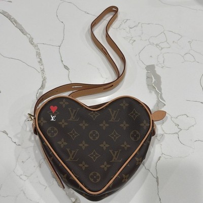 Louis Vuitton Sac Coeur Heart Bag   Monogram Fall in love  