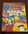 Simpsons Road Rage - Sony PlayStation 2 PS2 Greatest Hits CIB COMPLETE TESTED