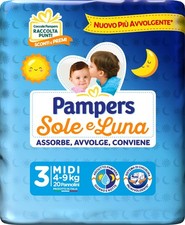 Pampers Sole  Luna Size 3 4-9 Kg 20 Pcs Midi Diapers