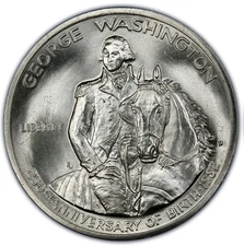 1982 -D George Washington BU Commemorative Half dollar 90% silver