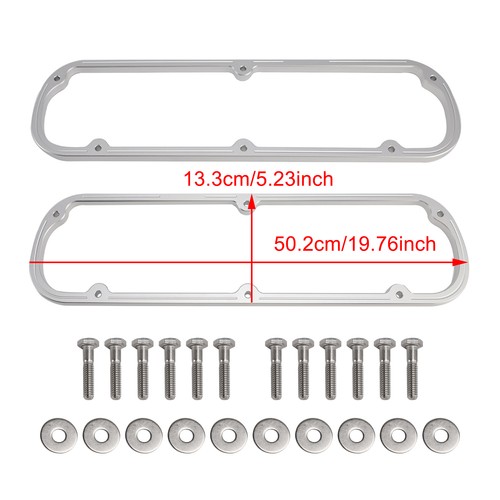 Valve Cover Spacers Kit with Bolts Für Ford 1/2 inch Small Block 289 302 351W - Picture 2 of 13