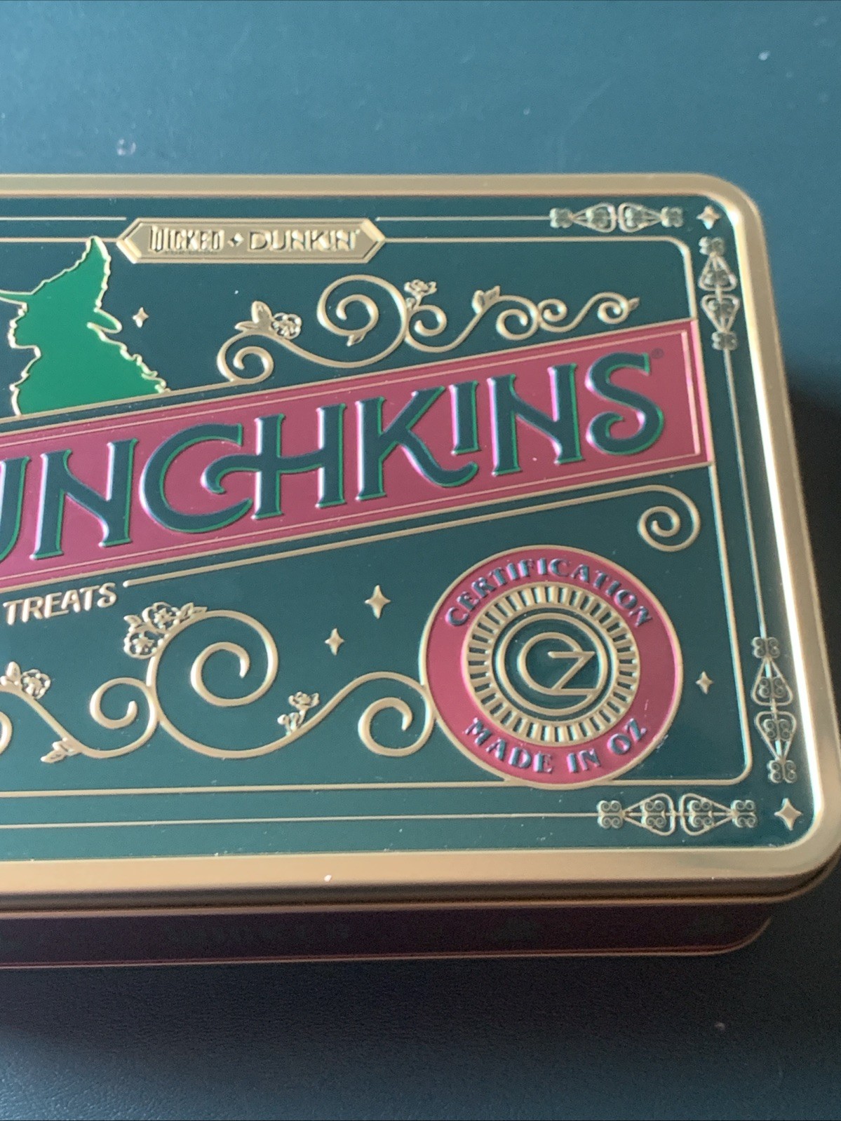 Dunkin Donuts Wicked Donut Hole Munchkins Tin