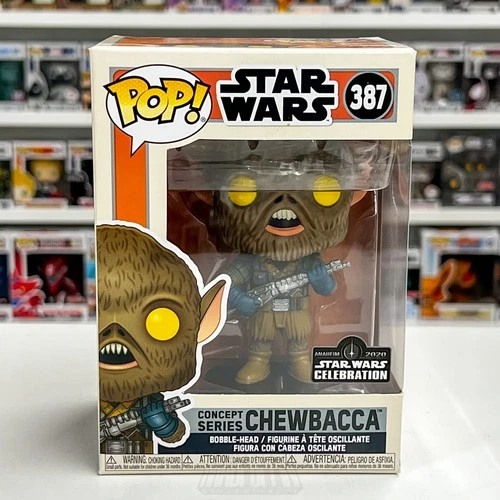 Funko Pop Star Wars Concept Series Chewbacca Celebration 387 Official Sticker