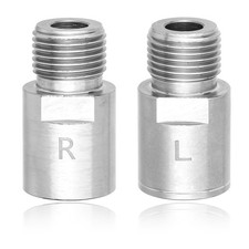 Bike Pedal Extenders, 1 Pair Steel Bicycle Pedal Adapter Extended Fit 9/16 in...