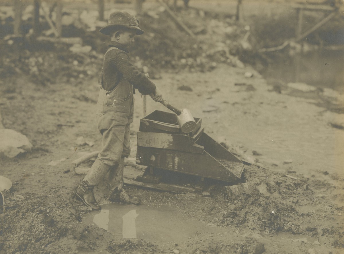 Gold Rush Rocker Gold Mining 1890 Album Alb4185507