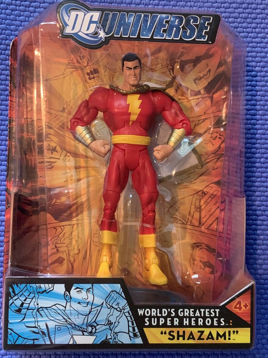 Shazam Action Figure Doll DC Universe 2006 Mattel Toy Shazam Action Figure Doll DC Universe 2006 Mattel Toy