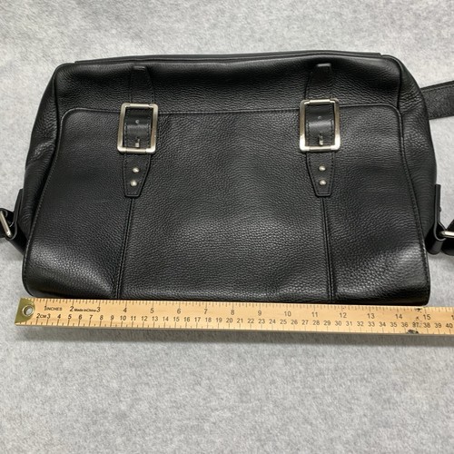 XMI Genuine Leather Luxury Messenger Bag Courier Briefcase Office School College - Picture 17 of 20