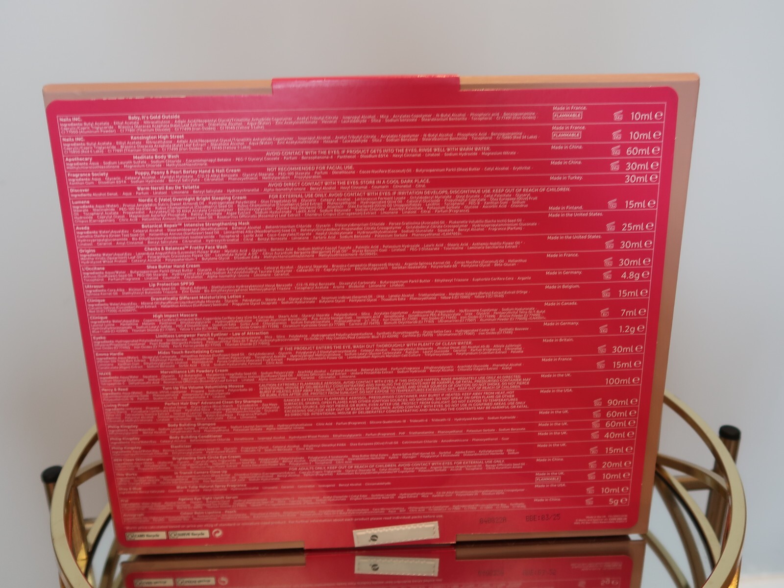 MARKS AND SPENCER THE BEAUTY ADVENT CALENDAR 2022 WORTH OVER £300