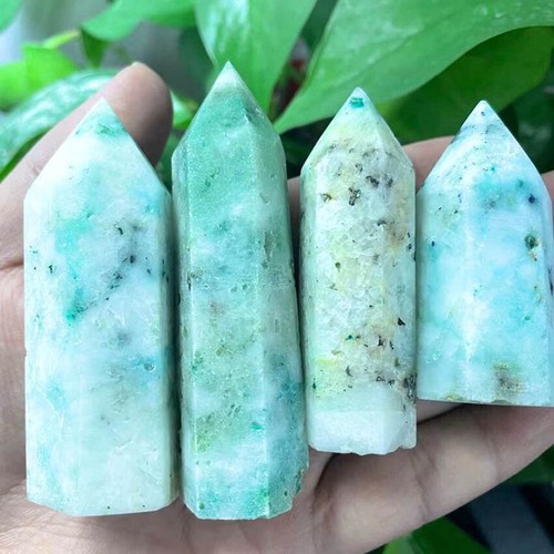1 Pc Gift Single Pointed Home Decor Quartz Crystal Natural Phoenix Stone Reiki - Picture 3 of 5