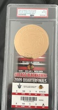 PATRICK KANE NHL PLAYOFF DEBUT 4/16/09 BLACKHAWKS FULL TICKET PSA EX-MT 8