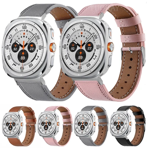 Lederarmband für Samsung Galaxy Watch Ultra 47mm Smart Watch Band Bracelet - Bild 4 von 84
