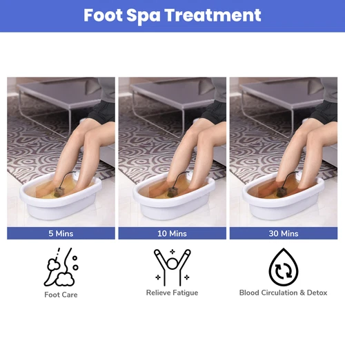 Detox Fußbad Maschine Dual Ionic Cell Relax Spa Massagegerät LCD MP3 Musik Player - Bild 7 von 11