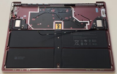 Microsoft Surface Laptop 2 1769 Genuine Bottom Cover Battery Housing Burgundy