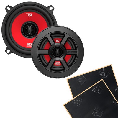 MTX TERMINATOR5 5.25'' Terminator Series Coaxial Speakers with Sound Damping