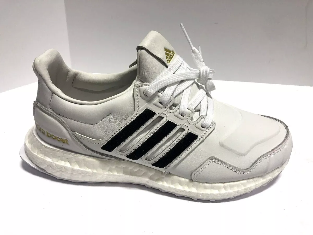 Leather ultra boost best sale white