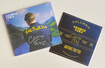 GEORGE EZRA * GOLD RUSH KID * LIMITED SIGNED 12 TRK CD + SIGNED CD SINGLE * BN!
