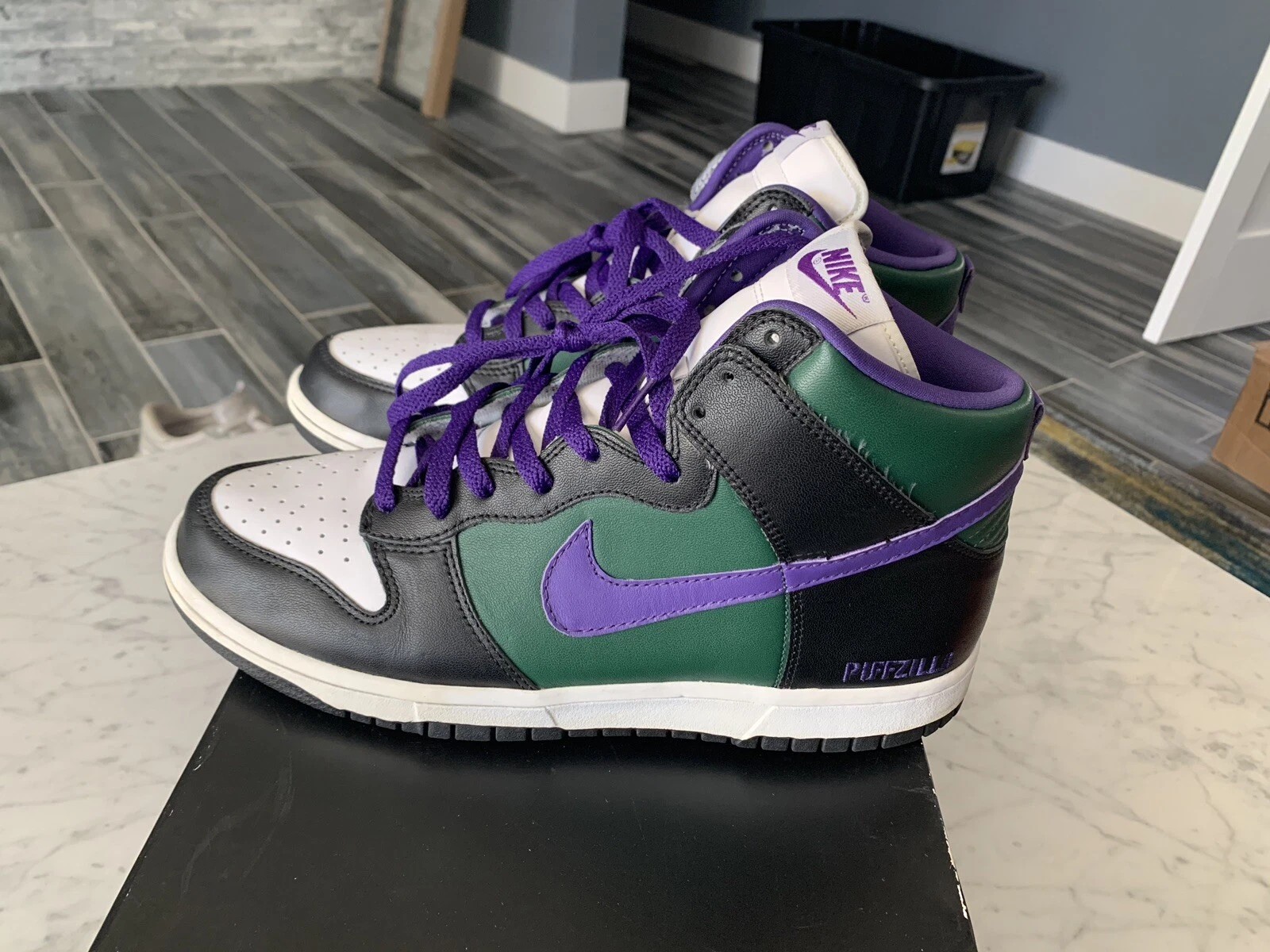 Nike SB Dunk High Nike Id Custom 1 Of 1 Supreme 2004 Concepts Diamond 10,5