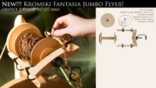 Jumbo Flyer KIT Kromski Fantasia Wheels  Clear FREE Ship