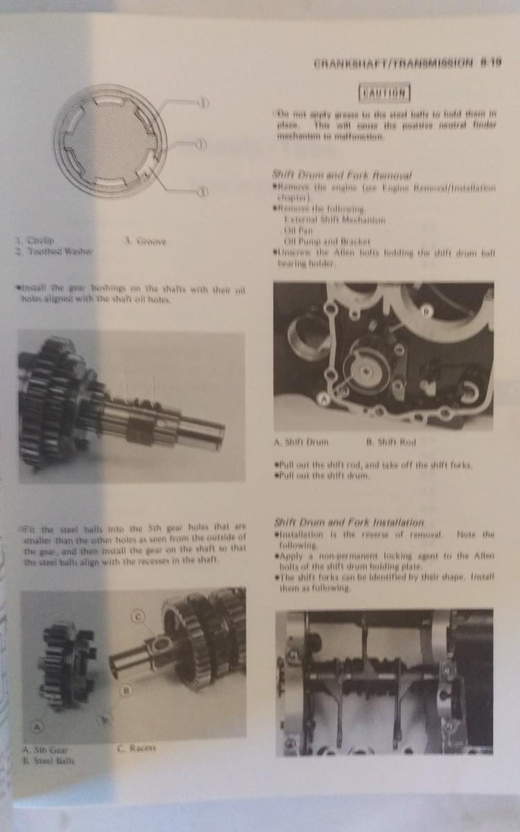 1988 Kawasaki Ninja ZX-10 ZX-10 ZXT100-B1 Shop Service