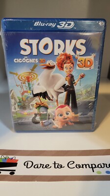 Storks 3D (2 Blu-ray Disc Set, 2016, Canadian)