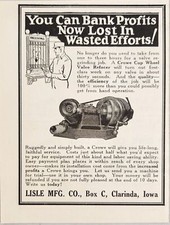 1926 Print Ad Crowe Cup Wheel Valve Refacer For Autos Lisle Mfg Clarindaiowa