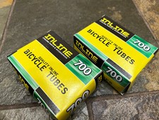 Pair of Inline 700 x 28-32c 27 x 1-1/4" Road Bike Inner Tube Schrader Valve
